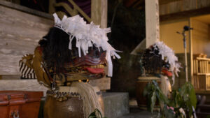 小国町無形民俗文化財 「宮原祇園社獅子舞｣